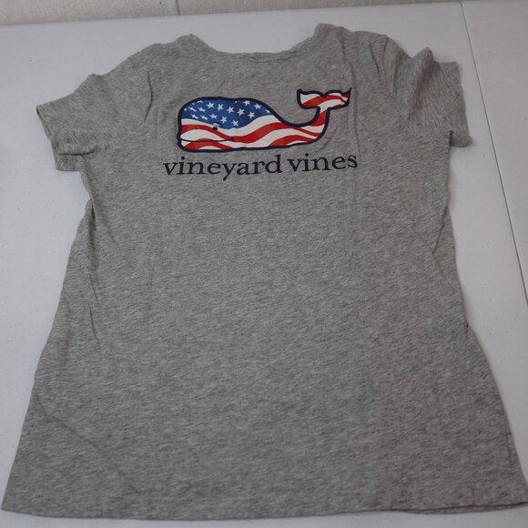 Vineyard Vines Gray Short Sleeve Tee Casual Comfort - Picture 5 of 7
